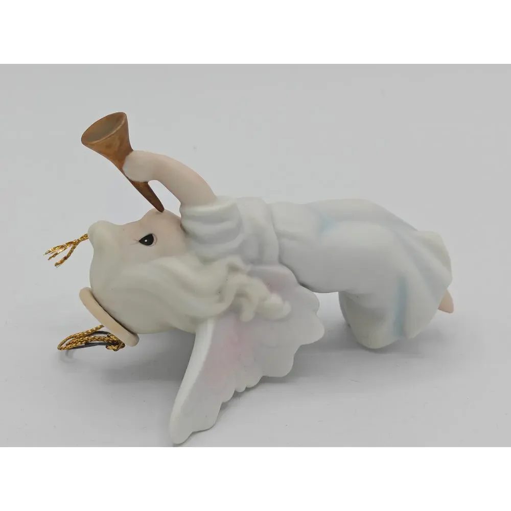 Precious Moments 153338 Joy To The‎ World Enesco Angel Christmas 1996 Ornament